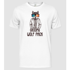 Pólómánia Grooms wolf pack - Férfi Alap póló férfi póló