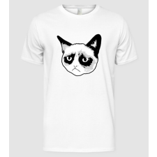 Pólómánia Grumpy Cat - Férfi Alap póló férfi póló