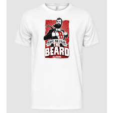 Pólómánia Have no fear the beard is here - Férfi Alap póló férfi póló