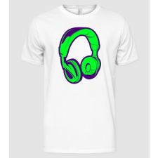 Pólómánia Headphone 2 - Férfi Alap póló férfi póló