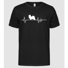 Pólómánia Heartbeat sziluett Havanese - Férfi Alap póló