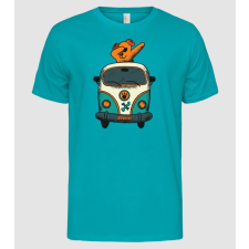 Pólómánia Hippi Kisbusz Kutya DAB - Férfi Alap póló férfi póló