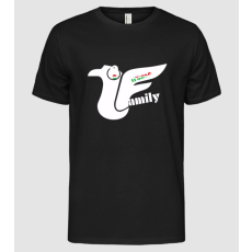 Pólómánia Hungarian Trance Family White logo - Férfi Alap póló