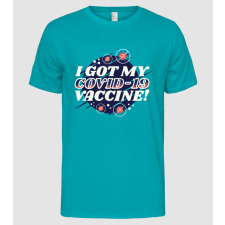 Pólómánia I got my Vaccine - Férfi Alap póló férfi póló