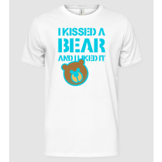 Pólómánia I Kissed a Bear and I Like It - Férfi Alap póló