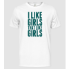 Pólómánia I Like Girls Who Like Girls - Férfi Alap póló