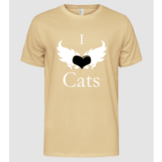 Pólómánia I love Cat - Férfi Alap póló