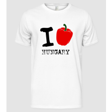 Pólómánia I Love Hungary! - Férfi Alap póló férfi póló