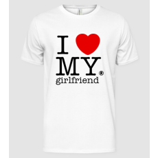 Pólómánia I love my gf - Férfi Alap póló