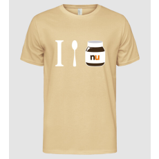 Pólómánia i love nutella - Férfi Alap póló