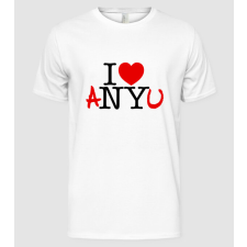 Pólómánia I Love NY anyu - Férfi Alap póló férfi póló