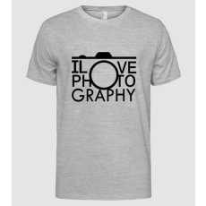 Pólómánia I love photography - Férfi Alap póló