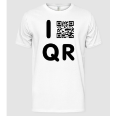 Pólómánia i_love_qr - Férfi Alap póló