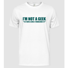 Pólómánia I'm not a geek - Férfi Alap póló
