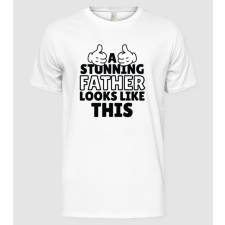 Pólómánia Így néz ki egy igazán menő Apa - Férfi Alap póló férfi póló