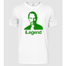 Pólómánia iLegend Steve Jobs - Férfi Alap póló