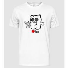 Pólómánia ilovebeer.ai - Férfi Alap póló