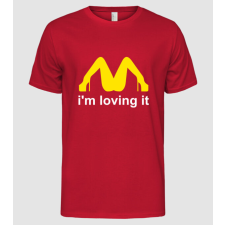 Pólómánia Im lovin it - Férfi Alap póló férfi póló