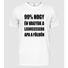 Pólómánia im the funniest dad_4632 - Férfi Alap póló férfi póló
