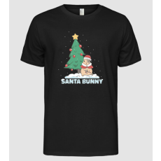 Pólómánia Karácsonyi Nyuszi - Férfi Alap póló