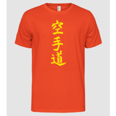 Pólómánia karate-kanji-1color - Férfi Alap póló