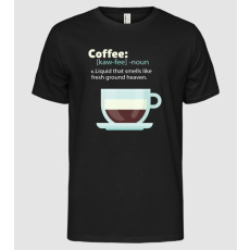 Pólómánia Kávé definíció - Férfi Alap póló