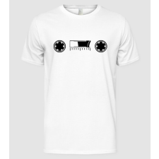 Pólómánia kazetta.ai - Férfi Alap póló férfi póló