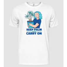 Pólómánia Keep Calm and Carry On - Férfi Alap póló