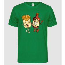Pólómánia Ketchup + Sültkrumpli - Férfi Alap póló férfi póló