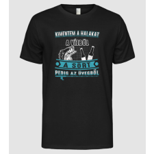 Pólómánia Kimentem a halakat a vízből - pecásoknak - Férfi Alap póló férfi póló