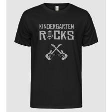 Pólómánia Kindergarten rocks - Férfi Alap póló férfi póló