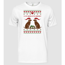 Pólómánia Kutyás karácsony - Férfi Alap póló