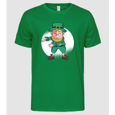Pólómánia Leprechaun Floss - St. Patrick Dab tánc - Férfi Alap póló