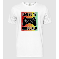 Pólómánia level 17 unlocked retro gamer - Férfi Alap póló