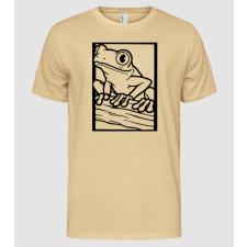 Pólómánia levelibéka - Férfi Alap póló férfi póló