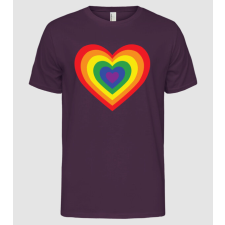 Pólómánia lgbtq szív - Férfi Alap póló férfi póló