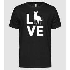 Pólómánia LOVE Német Juhász  - Férfi Alap póló férfi póló