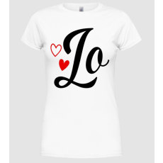 Pólómánia LOVE páros - Női Kereknyakú Póló