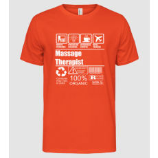 Pólómánia Massage teraphist - Férfi Alap póló
