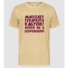 Pólómánia Masszőr szupererő - Férfi Alap póló férfi póló