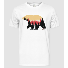 Pólómánia Medve Természet - Férfi Alap póló