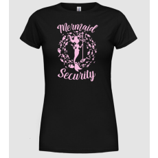 Pólómánia Mermaid Security girls - Női Kerek nyakú Póló