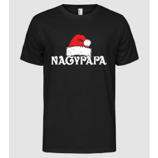 Pólómánia Mikulás sapka Nagypapa - Férfi Alap póló