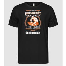 Pólómánia Minden autószerelőt egyenlőnek teremtettek szülinap OKTÓBER - Férfi Alap póló