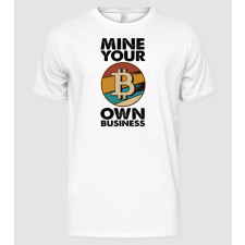 Pólómánia Mine your own business Bitcoin - Férfi Alap póló férfi póló