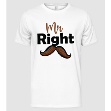 Pólómánia Mr right - Férfi Alap póló férfi póló