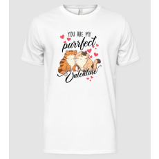 Pólómánia My purrfect valentine - Férfi Alap póló