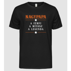 Pólómánia Nagypapa a legenda - Férfi Alap póló