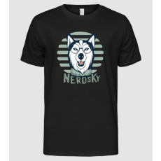 Pólómánia Nerdsky Husky - Férfi Alap póló