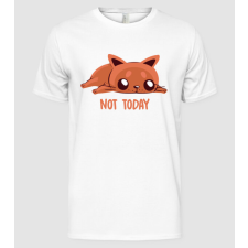 Pólómánia Not today cica - Férfi Alap póló férfi póló